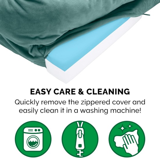 Furhaven Small Dog Bed Trail Pup Travel Pillow Mat w/Stuff Sack, Washable, Flame Red/True Blue, Small Furhaven Small Dog Bed Trail Pup Travel Pillow Mat w/Stuff Sack, Washable, Flame Red/True Blue, Small