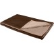 Furhaven XL Waterproof Two-Tone Luxe Velvet Dog Blanket, Washable, Brownstone, Extra Large