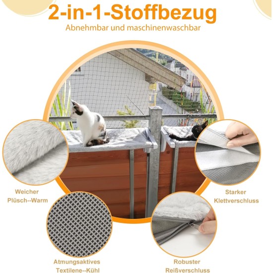 GUUSII HOME Cat Lounger Balcony Window Hammock for Heating Radiator Hammock for Cat Window Cat Window Lounger Window Seats Cat Bed Window Sill Window Bed (S) GUUSII HOME Cat Lounger Balcony Window Hammock for Heating Radiator Hammock for Cat Window Cat Window Lounger Window Seats Cat Bed Window Sill Window Bed (S)