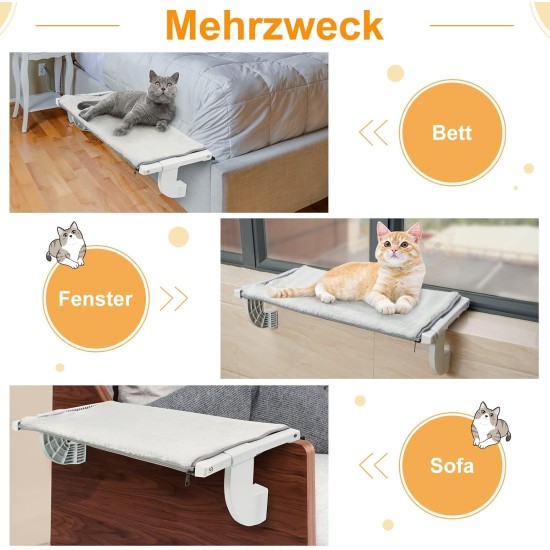 GUUSII HOME Cat Lounger Balcony Window Hammock for Heating Radiator Hammock for Cat Window Cat Window Lounger Window Seats Cat Bed Window Sill Window Bed (S) GUUSII HOME Cat Lounger Balcony Window Hammock for Heating Radiator Hammock for Cat Window Cat Window Lounger Window Seats Cat Bed Window Sill Window Bed (S)