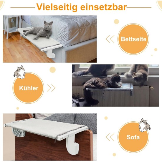 GUUSII HOME Cat Lounger Balcony Window Hammock for Heating Radiator Hammock for Cat Window Cat Window Lounger Window Seats Cat Bed Window Sill Window Bed (S) GUUSII HOME Cat Lounger Balcony Window Hammock for Heating Radiator Hammock for Cat Window Cat Window Lounger Window Seats Cat Bed Window Sill Window Bed (S)