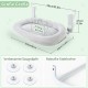 GUUSII HOME Cat Window Lounger, Foldable Cat Bed, Window Hammock, Window Sill, Window Seat, Cat Bed with 4 Suction Cups, Easy to Assemble (White)