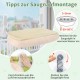 GUUSII HOME Cat Window Lounger, Foldable Cat Bed, Window Hammock, Window Sill, Window Seat, Cat Bed with 4 Suction Cups, Easy to Assemble (White)