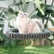 GUUSII HOME Cat Window Lounger, Foldable Cat Bed, Window Sill, Cat Hammock with Reversible Cover & Suction Cups, Window Sill Cushion, Window Lounger up to 18 kg, Window Pane (White, M) GUUSII HOME Cat Window Lounger, Foldable Cat Bed, Window Sill, Cat Hammock with Reversible Cover & Suction Cups, Window Sill Cushion, Window Lounger up to 18 kg, Window Pane (White, M)