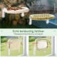 GUUSII HOME Cat Window Lounger, Foldable Cat Bed, Window Sill, Hammock, 4 Suction Cups, Window Sill Cushion, Machine Washable, Soft Plush, 54 x 30 cm (White, M) GUUSII HOME Cat Window Lounger, Foldable Cat Bed, Window Sill, Hammock, 4 Suction Cups, Window Sill Cushion, Machine Washable, Soft Plush, 54 x 30 cm (White, M)