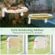GUUSII HOME Cat Window Lounger, Foldable Cat Bed, Window Sill, Hammock, 4 Suction Cups, Window Sill Cushion, Machine Washable, Soft Plush, 54 x 30 cm (White, M) GUUSII HOME Cat Window Lounger, Foldable Cat Bed, Window Sill, Hammock, 4 Suction Cups, Window Sill Cushion, Machine Washable, Soft Plush, 54 x 30 cm (White, M)