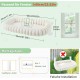 GUUSII HOME Cat Window Lounger, Foldable Cat Bed, Window Sill, Hammock, 4 Suction Cups, Window Sill Cushion, Machine Washable, Soft Plush, 54 x 30 cm (White, M) GUUSII HOME Cat Window Lounger, Foldable Cat Bed, Window Sill, Hammock, 4 Suction Cups, Window Sill Cushion, Machine Washable, Soft Plush, 54 x 30 cm (White, M)
