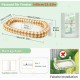 GUUSII HOME Cat Window Lounger, Foldable Cat Bed, Window Sill, Hammock, 4 Suction Cups, Window Sill Cushion, Machine Washable, Soft Plush, 54 x 30 cm (White, M) GUUSII HOME Cat Window Lounger, Foldable Cat Bed, Window Sill, Hammock, 4 Suction Cups, Window Sill Cushion, Machine Washable, Soft Plush, 54 x 30 cm (White, M)