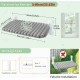 GUUSII HOME Cat Window Lounger, Foldable Cat Bed, Window Suction Cups, Window Sill Cushion for 2 Cats, Hammock, Window Pane, Easy to Assemble, Machine Washable, 54 x 30 cm (Grey, M) GUUSII HOME Cat Window Lounger, Foldable Cat Bed, Window Suction Cups, Window Sill Cushion for 2 Cats, Hammock, Window Pane, Easy to Assemble, Machine Washable, 54 x 30 cm (Grey, M)