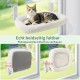 GUUSII HOME Hammock Cat Window Lounger Foldable Cat Bed Window Hammock Window Sill Cat Lounger Window Seat Sleeping Place Cats with 4 Suction Cups Easy to Assemble (Champagne) GUUSII HOME Hammock Cat Window Lounger Foldable Cat Bed Window Hammock Window Sill Cat Lounger Window Seat Sleeping Place Cats with 4 Suction Cups Easy to Assemble (Champagne)