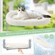 GUUSII HOME Hammock Cat Window Lounger Foldable Cat Bed Window Hammock Window Sill Cat Lounger Window Seat Sleeping Place Cats with 4 Suction Cups Easy to Assemble (Champagne) GUUSII HOME Hammock Cat Window Lounger Foldable Cat Bed Window Hammock Window Sill Cat Lounger Window Seat Sleeping Place Cats with 4 Suction Cups Easy to Assemble (Champagne)