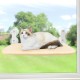 GUUSII HOME Window Lounger for Cats, Hammock, Window Seats, Cat Bed, Window, Foldable Cat Hammock, Window Hammock, Cat Lounger, Cat Hammock with Strong Suction Cups (Grey, M) GUUSII HOME Window Lounger for Cats, Hammock, Window Seats, Cat Bed, Window, Foldable Cat Hammock, Window Hammock, Cat Lounger, Cat Hammock with Strong Suction Cups (Grey, M)