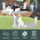 GUUSII HOME Window Lounger for Cats, Hammock, Window Seats, Cat Bed, Window, Foldable Cat Hammock, Window Hammock, Cat Lounger, Cat Hammock with Strong Suction Cups (Grey, M) GUUSII HOME Window Lounger for Cats, Hammock, Window Seats, Cat Bed, Window, Foldable Cat Hammock, Window Hammock, Cat Lounger, Cat Hammock with Strong Suction Cups (Grey, M)