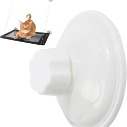 GYZOUKA Cat Window Perch Suction Cup 8.5cm White Plastic Vacuum Suction Cup for Cat Hammock with Screw for Window Glass Door GYZOUKA Cat Window Perch Suction Cup 8.5cm White Plastic Vacuum Suction Cup for Cat Hammock with Screw for Window Glass Door