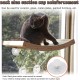 Gecheer Cat Window Seat, Window Sill Cat, Cat Window Hammock, Pet Hammock Con Powerful Suction Cup, Cat Jumping Platform, Cat Bed Window, Solid Wood Sun Hammock Gecheer Cat Window Seat, Window Sill Cat, Cat Window Hammock, Pet Hammock Con Powerful Suction Cup, Cat Jumping Platform, Cat Bed Window, Solid Wood Sun Hammock