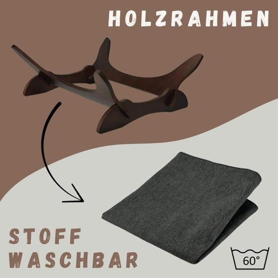 Generisch Cat Bed Washable as a Hammock Freestanding for Cats or Dog Bed for Small Dogs the Cat Sleeping Area for Pets (Light Grey) Generisch Cat Bed Washable as a Hammock Freestanding for Cats or Dog Bed for Small Dogs the Cat Sleeping Area for Pets (Light Grey)