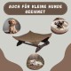 Generisch Cat Bed Washable as a Hammock Freestanding for Cats or Dog Bed for Small Dogs the Cat Sleeping Area for Pets (Light Grey) Generisch Cat Bed Washable as a Hammock Freestanding for Cats or Dog Bed for Small Dogs the Cat Sleeping Area for Pets (Light Grey)