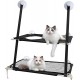 Gevvnss Window Cat Hammock for Cats up to 25 kg, Double Layer Cat Hammock for Indoor Cats, Reinforced Cat Window Seat with Strong Suction Cup, 51 x 31 cm, Window Sill Lounger Cat Gevvnss Window Cat Hammock for Cats up to 25 kg, Double Layer Cat Hammock for Indoor Cats, Reinforced Cat Window Seat with Strong Suction Cup, 51 x 31 cm, Window Sill Lounger Cat