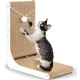 Gimars High 68 cm L Shaped Cat Scratching Board with Ball, Vertical Scratching Board for Cats, Durable Cat Scratching Board, Cat Toy for Protection of Furniture and Sofas, Large Gimars High 68 cm L Shaped Cat Scratching Board with Ball, Vertical Scratching Board for Cats, Durable Cat Scratching Board, Cat Toy for Protection of Furniture and Sofas, Large