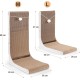 Gimars High 68 cm L Shaped Cat Scratching Board with Ball, Vertical Scratching Board for Cats, Durable Cat Scratching Board, Cat Toy for Protection of Furniture and Sofas, Large Gimars High 68 cm L Shaped Cat Scratching Board with Ball, Vertical Scratching Board for Cats, Durable Cat Scratching Board, Cat Toy for Protection of Furniture and Sofas, Large