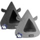 Glooke Selected Lets Sleep Pet Cave Teepee Cushion Bed Pyramid Grey, Multicoloured, One Size Glooke Selected Lets Sleep Pet Cave Teepee Cushion Bed Pyramid Grey, Multicoloured, One Size
