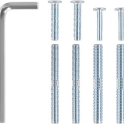 Gorise Cat Scratching Post Screws Hemp Rope Cat Scratching Post Screws with 4 M10 and 4 M8 Screws with Hex Key for Cat Scratching Post Gorise Cat Scratching Post Screws Hemp Rope Cat Scratching Post Screws with 4 M10 and 4 M8 Screws with Hex Key for Cat Scratching Post