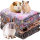 Guinea Pig Blanket, Pack of 3 Small Washable Small Animal Fleece Bed Mat, Reusable Pet Blankets, Fleece Blankets, Cage Inserts for Hamsters, Rabbits, Kittens (60 x 40 cm) Guinea Pig Blanket, Pack of 3 Small Washable Small Animal Fleece Bed Mat, Reusable Pet Blankets, Fleece Blankets, Cage Inserts for Hamsters, Rabbits, Kittens (60 x 40 cm)