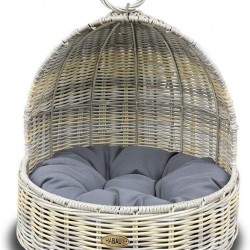 HABAU Cat Bed with Pillow Portable Polyethylene HABAU Cat Bed with Pillow Portable Polyethylene