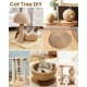 HAPPY HACHI Sisal Rope for Scratching Posts, Sisal Scratching Post Replacement Hemp Rope Cat Accessories for Cats, Scratching Post, Scratching Rope, Household, Garden Decoration, Household, DIY HAPPY HACHI Sisal Rope for Scratching Posts, Sisal Scratching Post Replacement Hemp Rope Cat Accessories for Cats, Scratching Post, Scratching Rope, Household, Garden Decoration, Household, DIY