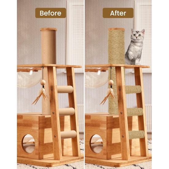 HAPPY HACHI Sisal Rope for Scratching Posts, Sisal Scratching Post Replacement Hemp Rope Cat Accessories for Cats, Scratching Post, Scratching Rope, Household, Garden Decoration, Household, DIY HAPPY HACHI Sisal Rope for Scratching Posts, Sisal Scratching Post Replacement Hemp Rope Cat Accessories for Cats, Scratching Post, Scratching Rope, Household, Garden Decoration, Household, DIY