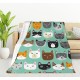 HGOD DESIGNS Cat Flannel Fleece Bed Blanket 40 x 50 Inch Cartoon Curte Cat Face Pattern Throw Blanket Lightweight Cozy Plush Blanket for Bedroom Living Room Sofa Couch HGOD DESIGNS Cat Flannel Fleece Bed Blanket 40 x 50 Inch Cartoon Curte Cat Face Pattern Throw Blanket Lightweight Cozy Plush Blanket for Bedroom Living Room Sofa Couch