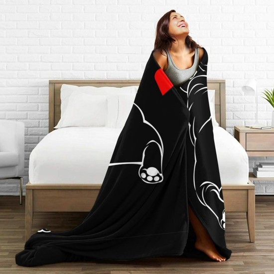 HGOD DESIGNS Cat Flannel Fleece Bed Blanket 40 x 50 Inch Cartoon Curte Cat Face Pattern Throw Blanket Lightweight Cozy Plush Blanket for Bedroom Living Room Sofa Couch HGOD DESIGNS Cat Flannel Fleece Bed Blanket 40 x 50 Inch Cartoon Curte Cat Face Pattern Throw Blanket Lightweight Cozy Plush Blanket for Bedroom Living Room Sofa Couch