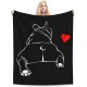 HGOD DESIGNS Cat Flannel Fleece Bed Blanket 40 x 50 Inch Cartoon Curte Cat Face Pattern Throw Blanket Lightweight Cozy Plush Blanket for Bedroom Living Room Sofa Couch HGOD DESIGNS Cat Flannel Fleece Bed Blanket 40 x 50 Inch Cartoon Curte Cat Face Pattern Throw Blanket Lightweight Cozy Plush Blanket for Bedroom Living Room Sofa Couch
