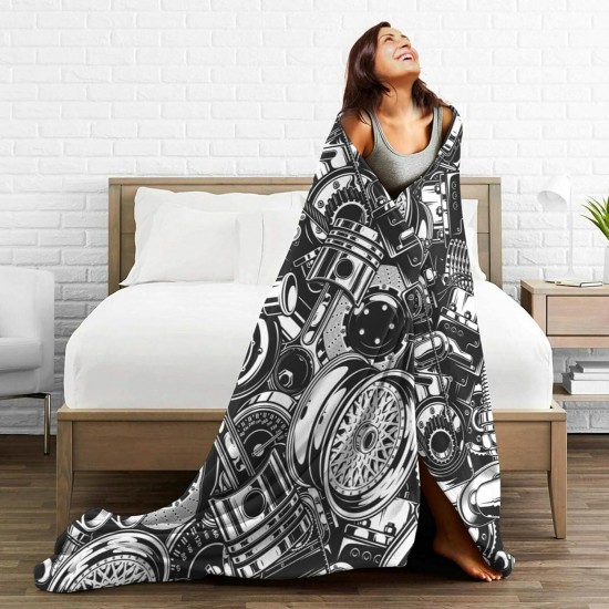 HGOD DESIGNS Cute Cat Blanket for Women Lightweight Soft Fleece Flannel Throw Blanket Cat Cowboy on a Horse Sofa Couch Living Room 130x150cm HGOD DESIGNS Cute Cat Blanket for Women Lightweight Soft Fleece Flannel Throw Blanket Cat Cowboy on a Horse Sofa Couch Living Room 130x150cm