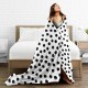 HGOD DESIGNS Cute Cat Blanket for Women Lightweight Soft Fleece Flannel Throw Blanket Cat Cowboy on a Horse Sofa Couch Living Room 130x150cm HGOD DESIGNS Cute Cat Blanket for Women Lightweight Soft Fleece Flannel Throw Blanket Cat Cowboy on a Horse Sofa Couch Living Room 130x150cm