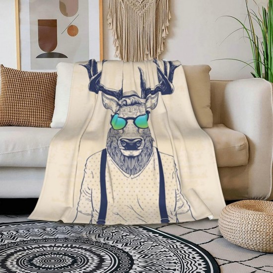 HGOD DESIGNS Cute Cat Blanket for Women Lightweight Soft Fleece Flannel Throw Blanket Cat Cowboy on a Horse Sofa Couch Living Room 130x150cm HGOD DESIGNS Cute Cat Blanket for Women Lightweight Soft Fleece Flannel Throw Blanket Cat Cowboy on a Horse Sofa Couch Living Room 130x150cm