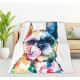 HGOD DESIGNS Cute Cat Blanket for Women Lightweight Soft Fleece Flannel Throw Blanket Cat Cowboy on a Horse Sofa Couch Living Room 130x150cm HGOD DESIGNS Cute Cat Blanket for Women Lightweight Soft Fleece Flannel Throw Blanket Cat Cowboy on a Horse Sofa Couch Living Room 130x150cm