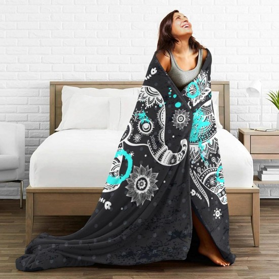 HGOD DESIGNS Cute Cat Blanket for Women Lightweight Soft Fleece Flannel Throw Blanket Cat Cowboy on a Horse Sofa Couch Living Room 130x150cm HGOD DESIGNS Cute Cat Blanket for Women Lightweight Soft Fleece Flannel Throw Blanket Cat Cowboy on a Horse Sofa Couch Living Room 130x150cm