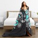 HGOD DESIGNS Cute Cat Blanket for Women Lightweight Soft Fleece Flannel Throw Blanket Cat Cowboy on a Horse Sofa Couch Living Room 130x150cm HGOD DESIGNS Cute Cat Blanket for Women Lightweight Soft Fleece Flannel Throw Blanket Cat Cowboy on a Horse Sofa Couch Living Room 130x150cm