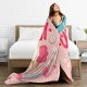 HGOD DESIGNS Cute Cat Blanket for Women Lightweight Soft Fleece Flannel Throw Blanket Cat Cowboy on a Horse Sofa Couch Living Room 130x150cm HGOD DESIGNS Cute Cat Blanket for Women Lightweight Soft Fleece Flannel Throw Blanket Cat Cowboy on a Horse Sofa Couch Living Room 130x150cm