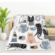 HGOD DESIGNS Cute Cat Blanket for Women Lightweight Soft Fleece Flannel Throw Blanket Cats and Milk Bottle Sofa Couch Living Room 100x130cm HGOD DESIGNS Cute Cat Blanket for Women Lightweight Soft Fleece Flannel Throw Blanket Cats and Milk Bottle Sofa Couch Living Room 100x130cm