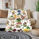 HGOD DESIGNS Cute Cat Blanket for Women Lightweight Soft Fleece Flannel Throw Blanket Cats and Milk Bottle Sofa Couch Living Room 100x130cm HGOD DESIGNS Cute Cat Blanket for Women Lightweight Soft Fleece Flannel Throw Blanket Cats and Milk Bottle Sofa Couch Living Room 100x130cm