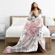 HGOD DESIGNS Cute Cat Blanket for Women Lightweight Soft Fleece Flannel Throw Blanket Cats and Milk Bottle Sofa Couch Living Room 100x130cm HGOD DESIGNS Cute Cat Blanket for Women Lightweight Soft Fleece Flannel Throw Blanket Cats and Milk Bottle Sofa Couch Living Room 100x130cm