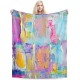 HGOD DESIGNS Cute Cat Blanket for Women Lightweight Soft Fleece Flannel Throw Blanket Cats and Milk Bottle Sofa Couch Living Room 100x130cm HGOD DESIGNS Cute Cat Blanket for Women Lightweight Soft Fleece Flannel Throw Blanket Cats and Milk Bottle Sofa Couch Living Room 100x130cm