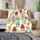 HGOD DESIGNS Cute Cat Blanket for Women Lightweight Soft Fleece Flannel Throw Blanket Cats and Milk Bottle Sofa Couch Living Room 100x130cm HGOD DESIGNS Cute Cat Blanket for Women Lightweight Soft Fleece Flannel Throw Blanket Cats and Milk Bottle Sofa Couch Living Room 100x130cm