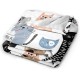 HGOD DESIGNS Cute Cat Blanket for Women Lightweight Soft Fleece Flannel Throw Blanket Cats and Milk Bottle Sofa Couch Living Room 100x130cm HGOD DESIGNS Cute Cat Blanket for Women Lightweight Soft Fleece Flannel Throw Blanket Cats and Milk Bottle Sofa Couch Living Room 100x130cm
