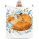HGOD DESIGNS Cute Cat Blanket for Women Lightweight Soft Fleece Flannel Throw Blanket Cats and Milk Bottle Sofa Couch Living Room 100x130cm HGOD DESIGNS Cute Cat Blanket for Women Lightweight Soft Fleece Flannel Throw Blanket Cats and Milk Bottle Sofa Couch Living Room 100x130cm