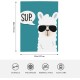 HGOD DESIGNS Cute Cat Blanket for Women Lightweight Soft Fleece Flannel Throw Blanket Cats and Milk Bottle Sofa Couch Living Room 100x130cm HGOD DESIGNS Cute Cat Blanket for Women Lightweight Soft Fleece Flannel Throw Blanket Cats and Milk Bottle Sofa Couch Living Room 100x130cm
