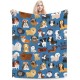 HGOD DESIGNS Cute Cat Blanket for Women Lightweight Soft Fleece Flannel Throw Blanket Cats and Milk Bottle Sofa Couch Living Room 100x130cm HGOD DESIGNS Cute Cat Blanket for Women Lightweight Soft Fleece Flannel Throw Blanket Cats and Milk Bottle Sofa Couch Living Room 100x130cm