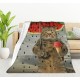 HGOD DESIGNS Funny Cat Throw Blanket Ultra Soft Warm All Seasons Two Brave Cats Drifting in Steel Decorative Fleece Blankets for Bed Chair Car Sofa Couch HGOD DESIGNS Funny Cat Throw Blanket Ultra Soft Warm All Seasons Two Brave Cats Drifting in Steel Decorative Fleece Blankets for Bed Chair Car Sofa Couch